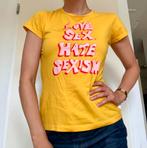 Love Sx Hate Sxism tshirt Florence Given, Kleding | Dames, Maat 38/40 (M), Geel, Ophalen of Verzenden, Zo goed als nieuw