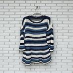 Max Mara Trui Maat S Blauw Wit Gehaakt Weekend Linnen, Mm, Mm, Maat 36 (S), Gedragen