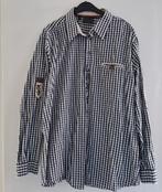 Blouse oktoberfest zwart/wit blokjes maat 43/44, Ophalen of Verzenden, Zo goed als nieuw, Zwart