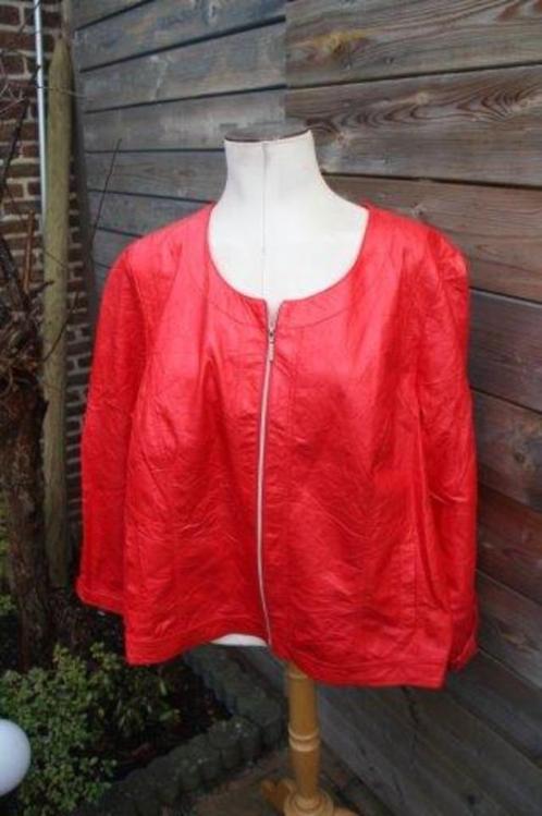 Jasje rood Jorli mt 52 Vaste prijs AANBIEDING, Kleding | Dames, Grote Maten, Zo goed als nieuw, Jasje of Colbert, Rood, Ophalen of Verzenden