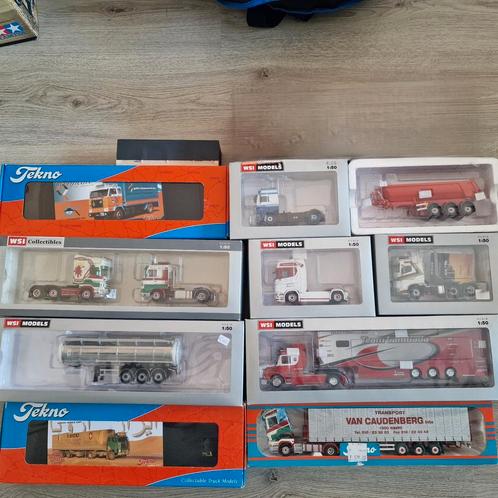 Partij wsi modelauto's, Hobby en Vrije tijd, Modelauto's | 1:50, Zo goed als nieuw, Bus of Vrachtwagen, Tekno, Ophalen of Verzenden