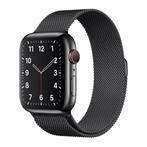 Apple Milanese Loop Band Apple Watch 42/44/45/49 Space Black, Sieraden, Tassen en Uiterlijk, Overige Accessoires, Ophalen of Verzenden