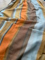 Vintage vitrage gordijnen met dubbele plooien, Gebruikt, 100 tot 150 cm, 200 cm of meer, Wit