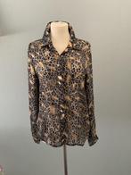 Voyelles/  prachtige blouse/ zwart/goud/ maat m, Kleding | Dames, Blouses en Tunieken, Maat 38/40 (M), Verzenden, Zwart, Zo goed als nieuw