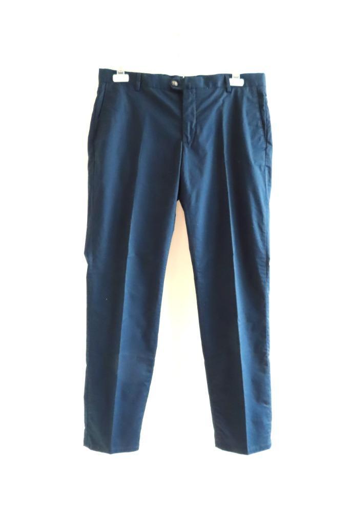 Broek Pantalon Donkerblauw Mango Man mt 44 (4601), Kleding | Heren, Broeken en Pantalons, Zo goed als nieuw, Maat 46 (S) of kleiner