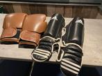 Kickboks set - handschoenen en scheenbeschermers, Ophalen, Gebruikt, Overige, Maat XL