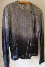 Didi kanten vestje/jasje zwart-grijs overlopend, Kleding | Dames, Truien en Vesten, Maat 38/40 (M), Didi, Ophalen of Verzenden