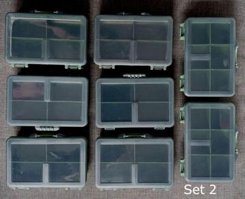 Set 1 of set 2 van elk 8 stuks opberg bakjes  beschikbaar voor biedingen