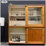 Vintage schoolkast Kast Buffetkast Winkelkast Vitrinekast, Ophalen, Gebruikt, 100 tot 150 cm, Nb