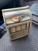 Blikken Selecto Matic miniatuur JUKEBOX spaarpot Japan 50s., Antiek en Kunst, Ophalen of Verzenden