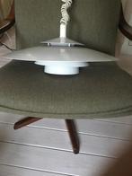 Vintage  Lamellen lamp Deens design.jaren 70. 50 cm., Huis en Inrichting, Lampen | Hanglampen, Ophalen of Verzenden, Zo goed als nieuw