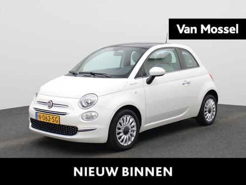 Fiat 500 1.0 Hybrid Dolcevita | PANORAMADAK | AIRCO| LEDEREN, Auto's, Fiat, Bedrijf, Te koop, ABS, Airbags, Airconditioning, Alarm