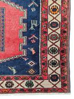 Handgeknoopt Perzisch wol Lori tapijt Tribal birds 210x287cm, Persian Perzisch vintage oosters hype, Crème, Gebruikt, 200 cm of meer