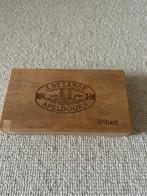 Houten sigarendoosje van J. de Lange Apeldoorn, Ophalen of Verzenden, Zo goed als nieuw, Tabaksdoos of Verpakking