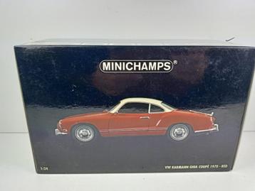 minichamps 1/24 vw karmann ghia cabrio beschikbaar voor biedingen