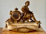 GROTE Franse pendule romantiek GAAF EN ORIGINEEL, Ophalen of Verzenden