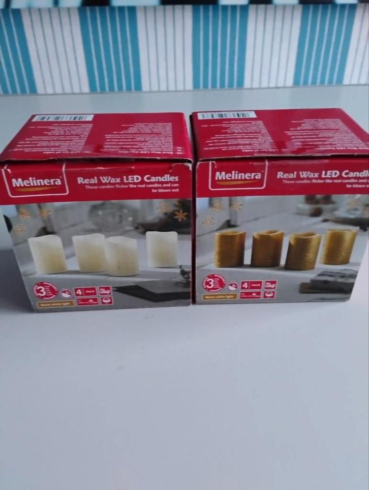 2 Doosjes LED Kaarsen - Werkt op Batterijen, Huis en Inrichting, Woonaccessoires | Kandelaars en Kaarsen, Ophalen of Verzenden