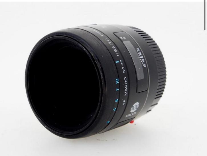 Minolta af 50 macro 50mm 1.35 (32) zeldzaam model, Audio, Tv en Foto, Fotografie | Lenzen en Objectieven, Zo goed als nieuw, Macrolens