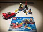 Lego City 60106 Brandweerboot, Ophalen of Verzenden, Zo goed als nieuw, Complete set, Lego