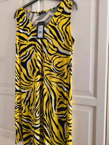 Norah Jurk - Maat 42 - Geel/Zwart Zebraprint beschikbaar voor biedingen