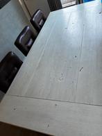 Henders & Hazel Eettafel Whitewashed Eiken, Gebruikt, 100 tot 150 cm, Ophalen of Verzenden, Vijf personen of meer