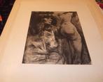 Jan van der Veer (Haarlem, 1912-2001). 10 tekeningen, Antiek en Kunst, Kunst | Schilderijen | Klassiek, Ophalen