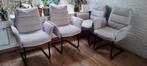 Gratis: Eetkamerstoelen Leenbakker 4 x, Ophalen, Gebruikt, Overige kleuren, Vier