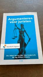 Argumenteren voor juristen, Boeken, Studieboeken en Cursussen, Ophalen of Verzenden, Zo goed als nieuw