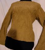 Okergele Trui met Flared Mouwen - Maat L. NA-KD., Maat 38/40 (M), NA-KD, Overige kleuren, Nieuw