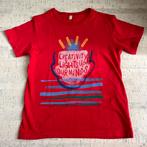 Benetton rood t-shirt - maat 116/122, Jongen of Meisje, Ophalen of Verzenden, Zo goed als nieuw, Shirt of Longsleeve