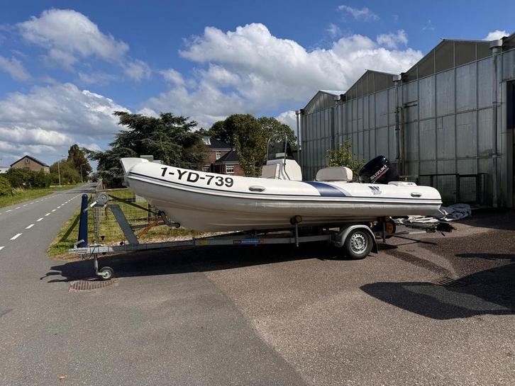 Tiger Marina 520 Sport Line 5 meter 100 PK 6 personen, Watersport en Boten, Rubberboten, Gebruikt, Overige merken, Overige materialen