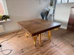 Tafel oude notaris tafel, Gebruikt, 100 tot 150 cm, Ophalen of Verzenden, Vijf personen of meer