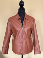 Leren jas cognackleur mt 40 a-rticles, Kleding | Dames, Maat 38/40 (M), Bruin, Verzenden, Zo goed als nieuw