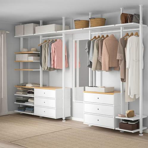 IKEA - Elvari Kledingkast wit, Huis en Inrichting, Kasten | Stellingkasten, Zo goed als nieuw, Ophalen