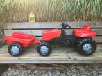Rolly Toys Traptrekker met aanhanger, Ophalen, Zo goed als nieuw, Overige merken, Met kar of aanhanger