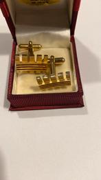 Manchetknopen double 2 bij 1.4 cm, Sieraden, Tassen en Uiterlijk, Antieke sieraden, Ophalen of Verzenden, Overige materialen, Manchetknopen