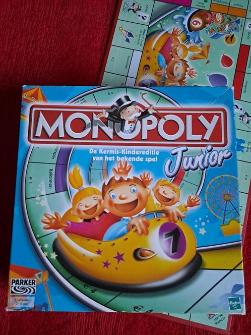 Monopoly Junior Kermis- kindereditie. Parker, Hobby en Vrije tijd, Gezelschapsspellen | Bordspellen, Gebruikt, Ophalen