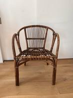 Vintage Rotan Stoel, Huis en Inrichting, Stoelen, Gebruikt, Bruin, Riet of Rotan, Ophalen of Verzenden