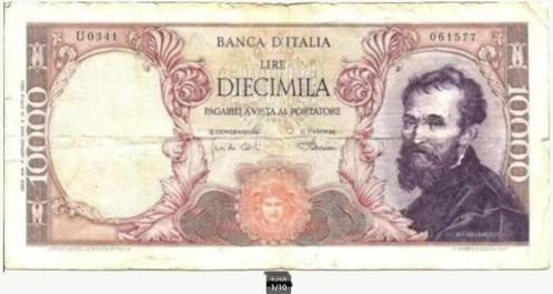 Italië bankbiljetten zie beschrijving, Postzegels en Munten, Bankbiljetten | Europa | Niet-Eurobiljetten, Setje, Italië, Ophalen of Verzenden