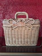 Vintage koffer van rotan en riet uit de jaren 70, Antiek en Kunst, Ophalen of Verzenden