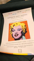Affiche andy warhol, Antiek en Kunst, Kunst | Litho's en Zeefdrukken, Ophalen of Verzenden