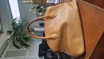 leren cognac handtas, 40 tot 60 cm, 30 cm of meer, Gebruikt, Bruin
