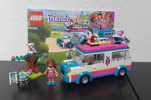 Lego Friends 41333 Olivia's missievoertuig, Kinderen en Baby's, Speelgoed | Duplo en Lego, Zo goed als nieuw, Lego, Complete set