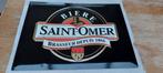reclamebord Bière Saint-Omer, Verzamelen, Biermerken, Ophalen of Verzenden, Nieuw, Reclamebord, Plaat of Schild, Overige merken