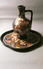 Arnhem aardewerk vaas en schotel, Ophalen of Verzenden