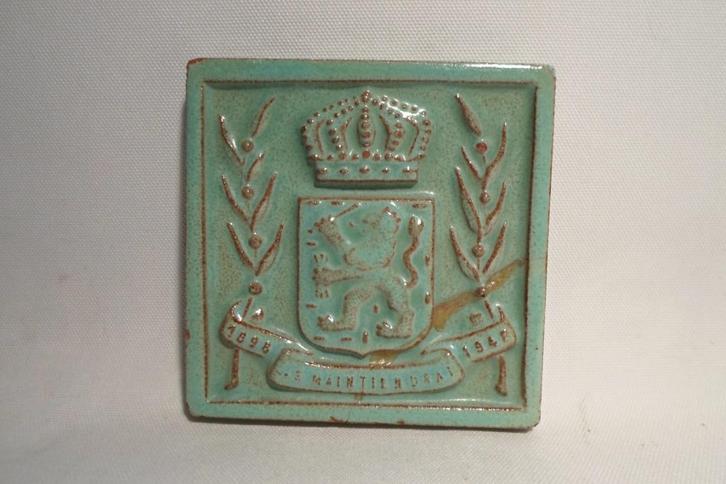 Westraven Utrecht Tegel Wilhelmina, Antiek en Kunst, Antiek | Wandborden en Tegels, Ophalen of Verzenden
