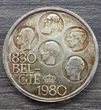 Jaar 1980 Grote Munt 150 jaar onafhankelijkheid van Belgie, Ophalen of Verzenden, Verzilverd, Losse munt