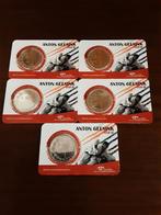 5 Anton Geesink Coincards. Voor  26 Euro., Postzegels en Munten, Munten | Nederland, Ophalen of Verzenden, Koningin Beatrix, Euro's