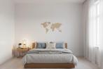 Houten Wereldkaart Scandinavisch Klein, Ophalen of Verzenden