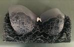 Strapless beugelBH 70C antracietgrijs met roze, Ophalen of Verzenden, Grijs, BH